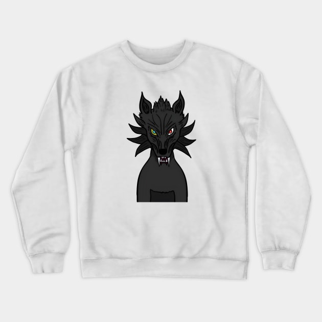 BussyWolves dark wolf Crewneck Sweatshirt by micho2591